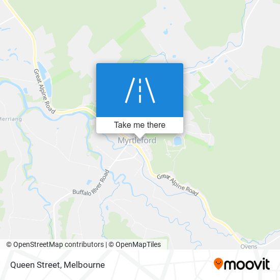 How to get to Queen Street, Myrtleford by Bus or Train?