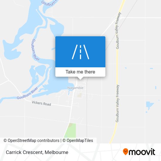 Carrick Crescent map