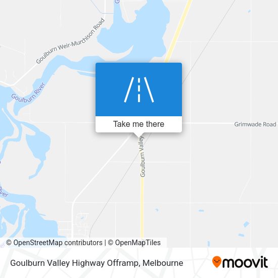 Goulburn Valley Highway Offramp map