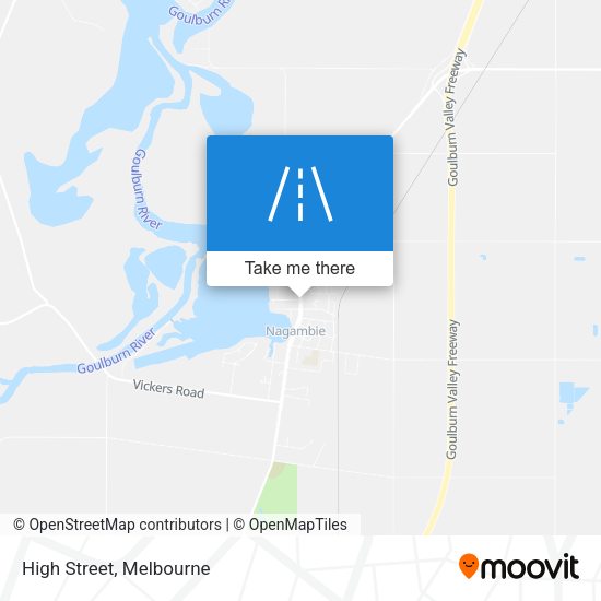High Street map