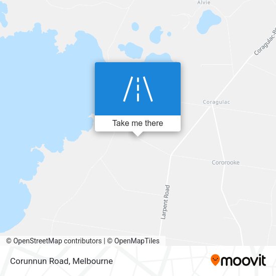 Corunnun Road map