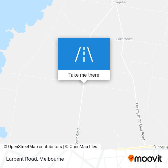 Larpent Road map