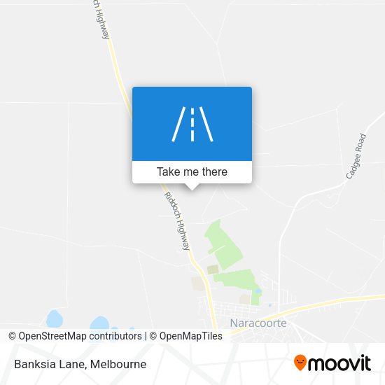 Banksia Lane map