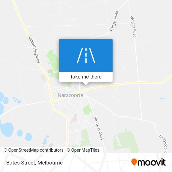 Bates Street map