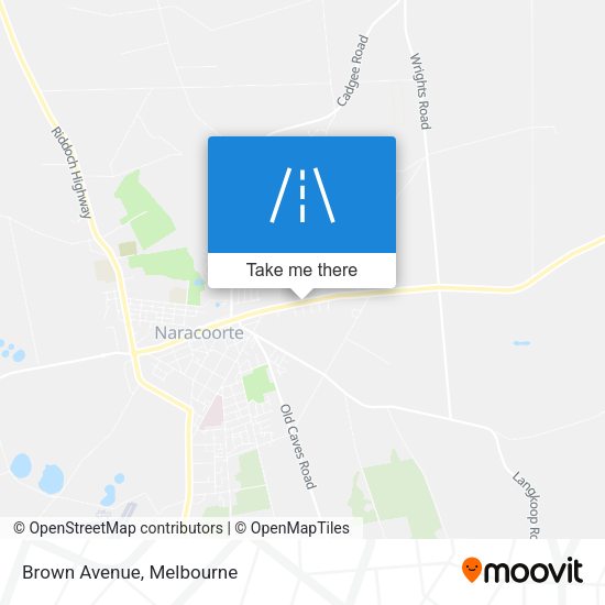 Brown Avenue map