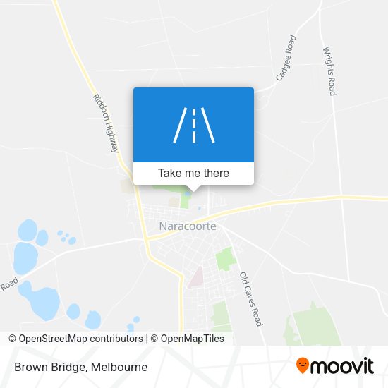 Brown Bridge map