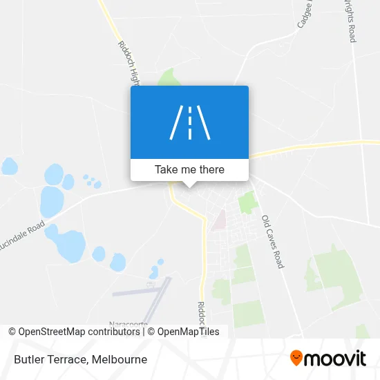 Mapa Butler Terrace