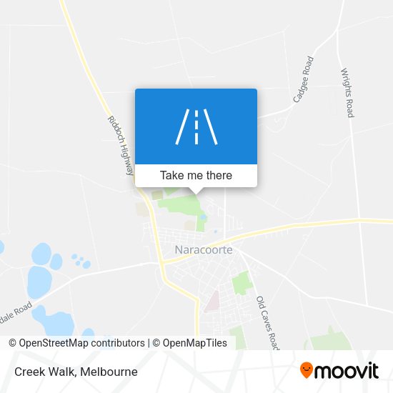 Creek Walk map