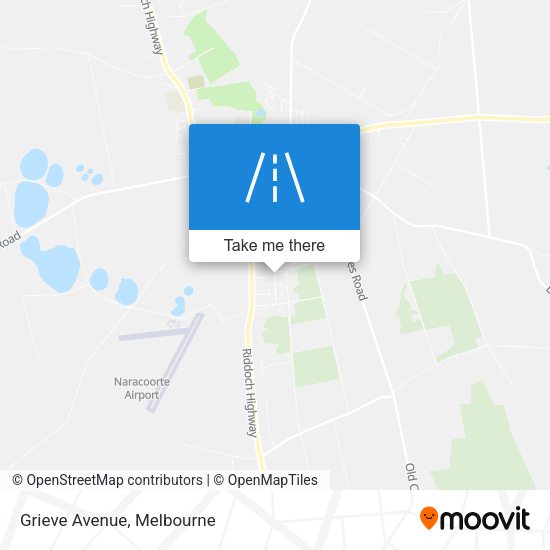 Grieve Avenue map