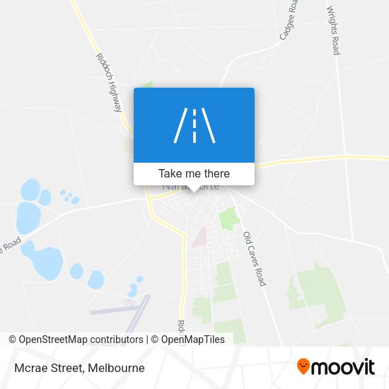 Mcrae Street map