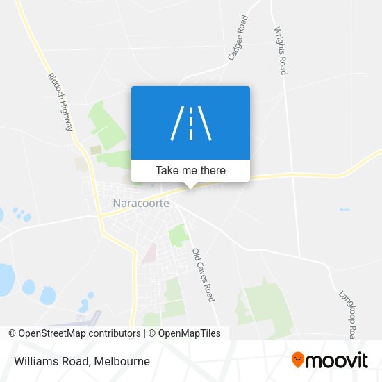 Williams Road map