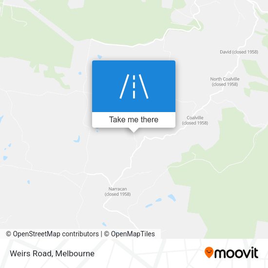 Weirs Road map
