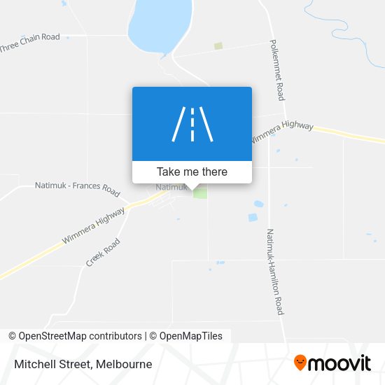 Mitchell Street map
