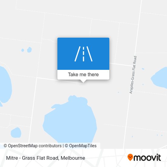 Mitre - Grass Flat Road map