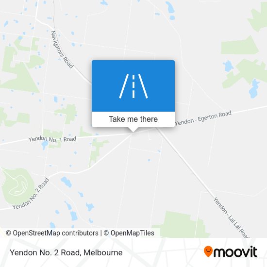 Yendon No. 2 Road map