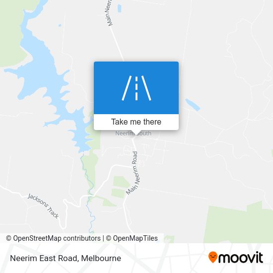 Neerim East Road map