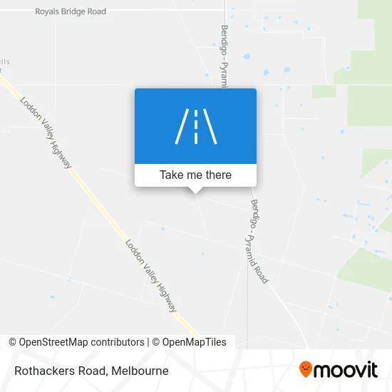 Mapa Rothackers Road