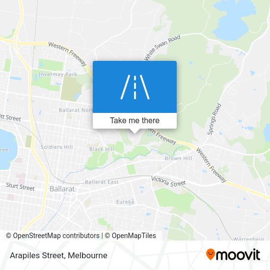 Arapiles Street map