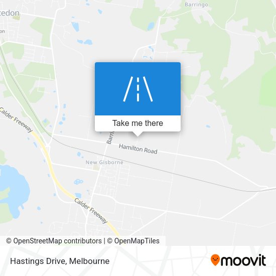Hastings Drive map