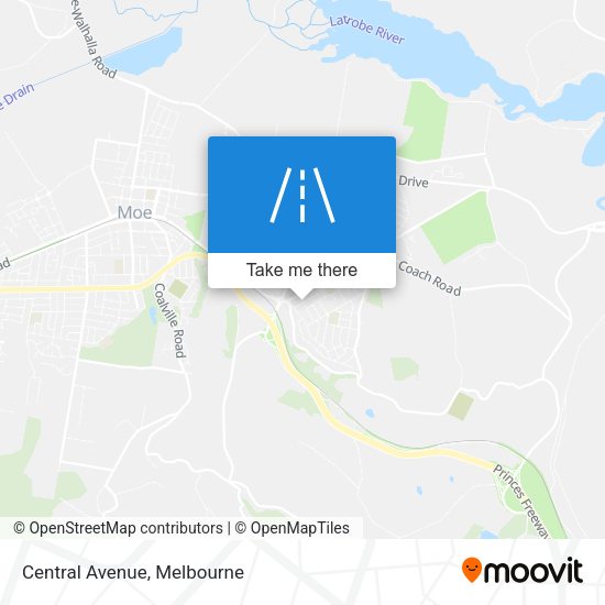 Central Avenue map