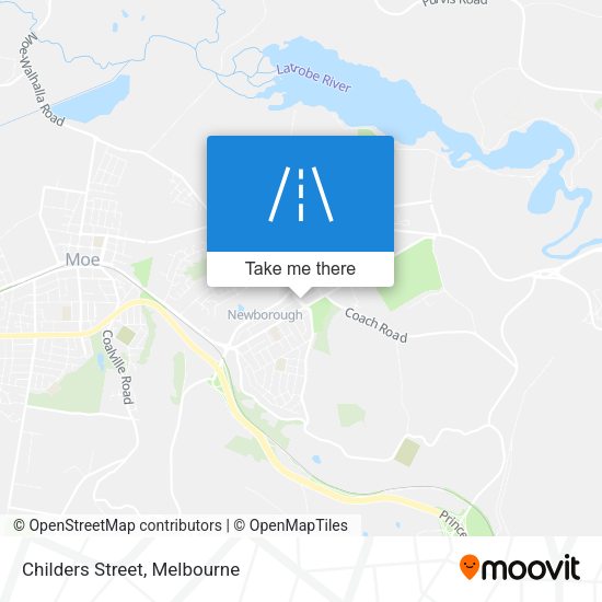 Childers Street map