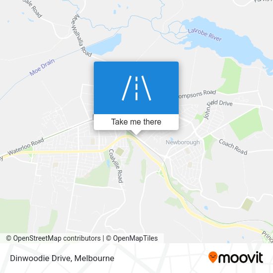 Dinwoodie Drive map