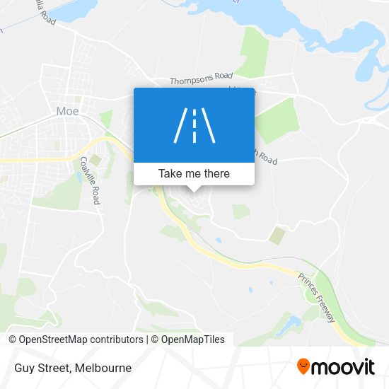 Guy Street map