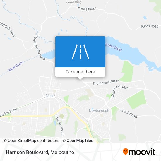Harrison Boulevard map
