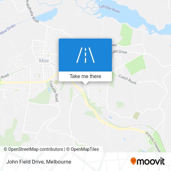 John Field Drive map