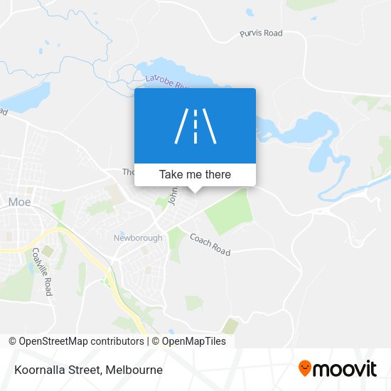 Koornalla Street map