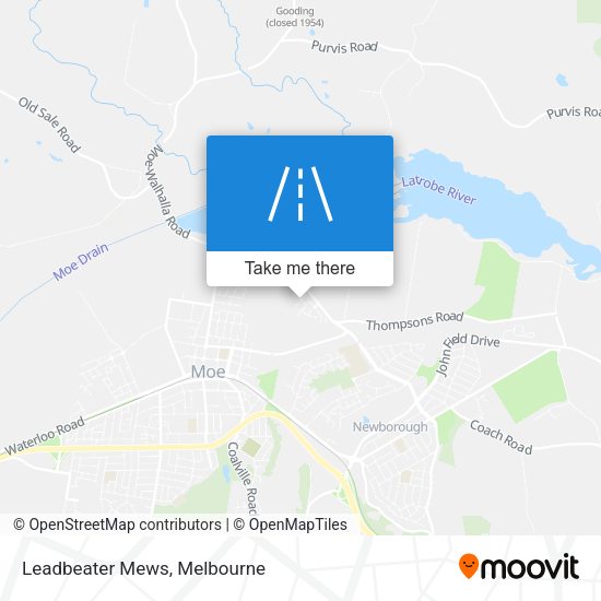 Leadbeater Mews map