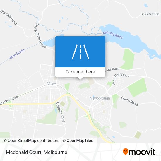Mcdonald Court map