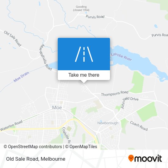 Old Sale Road map