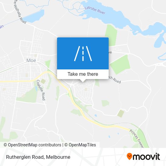 Rutherglen Road map