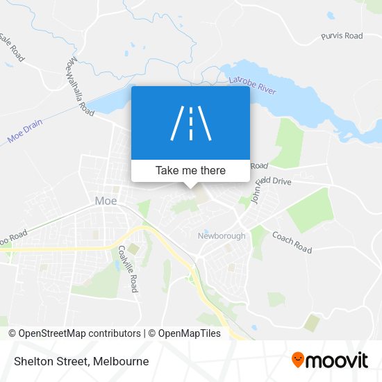 Shelton Street map