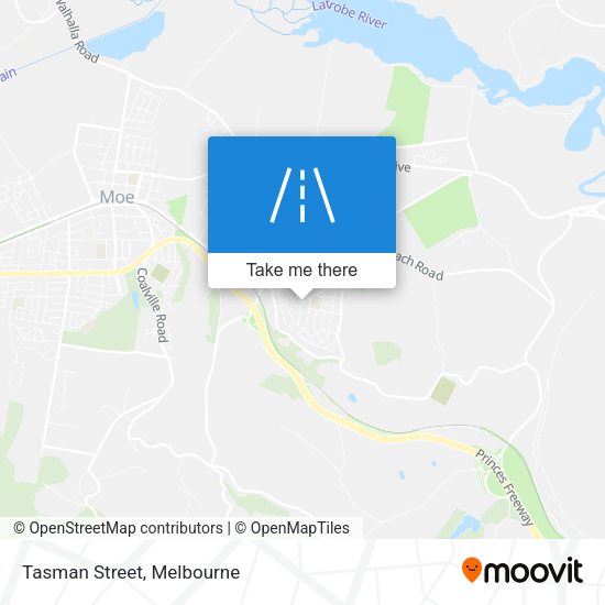 Tasman Street map