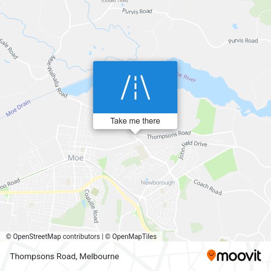 Thompsons Road map