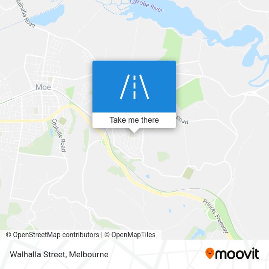 Walhalla Street map