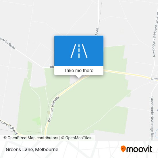 Greens Lane map