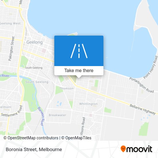 Boronia Street map