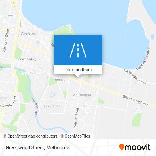Greenwood Street map
