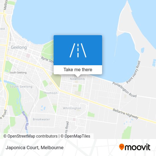 Japonica Court map
