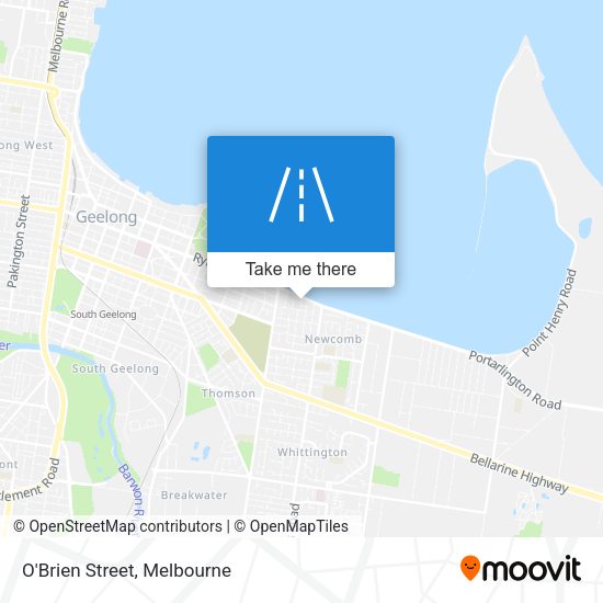 O'Brien Street map