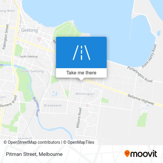Pitman Street map
