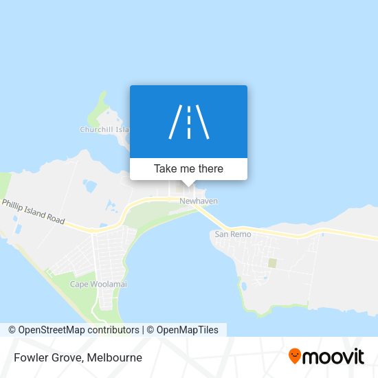 Fowler Grove map