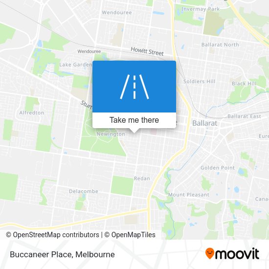 Buccaneer Place map