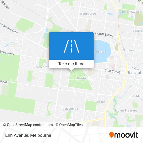 Elm Avenue map