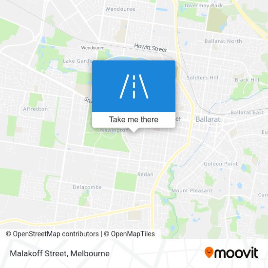 Malakoff Street map