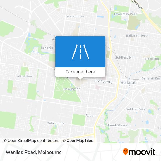 Wanliss Road map