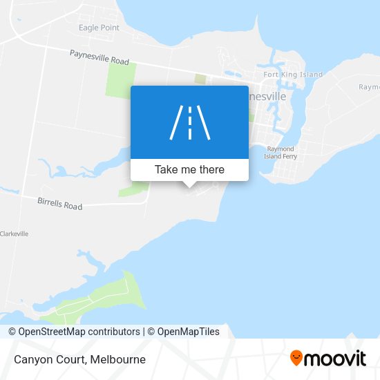 Canyon Court map